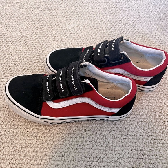 Boys suede Velcro Vans - Picture 4 of 4